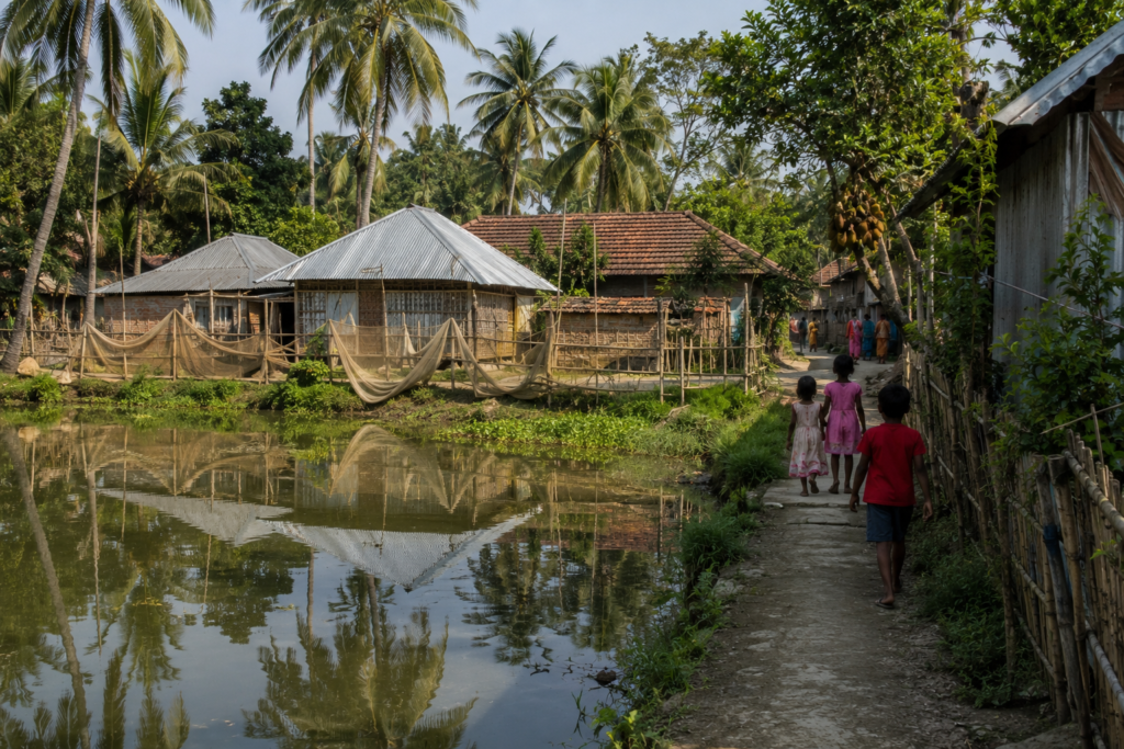 Hingalganj Walking Through the Villages